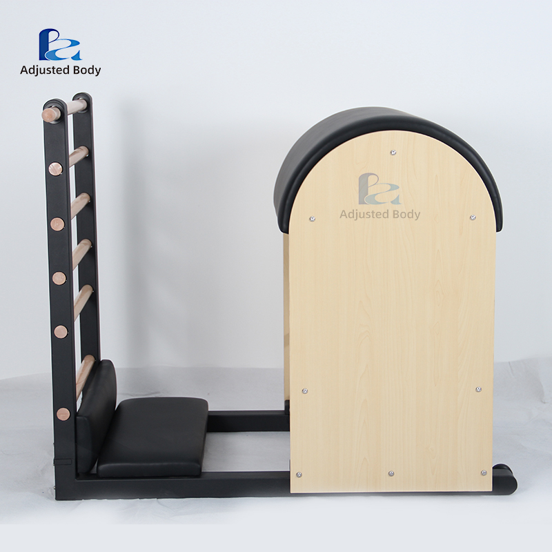 Maple Iron Frame Pilates Ladder Barrel Maple Iron Frame Pilates Ladder Barrel
