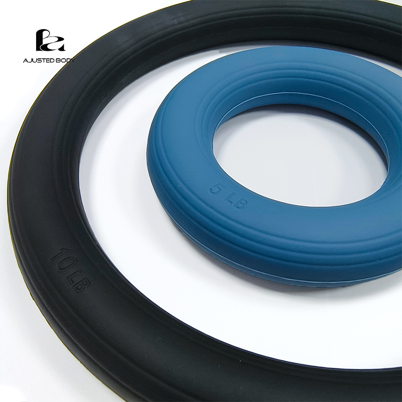 Silicone weighted ring dumbbells