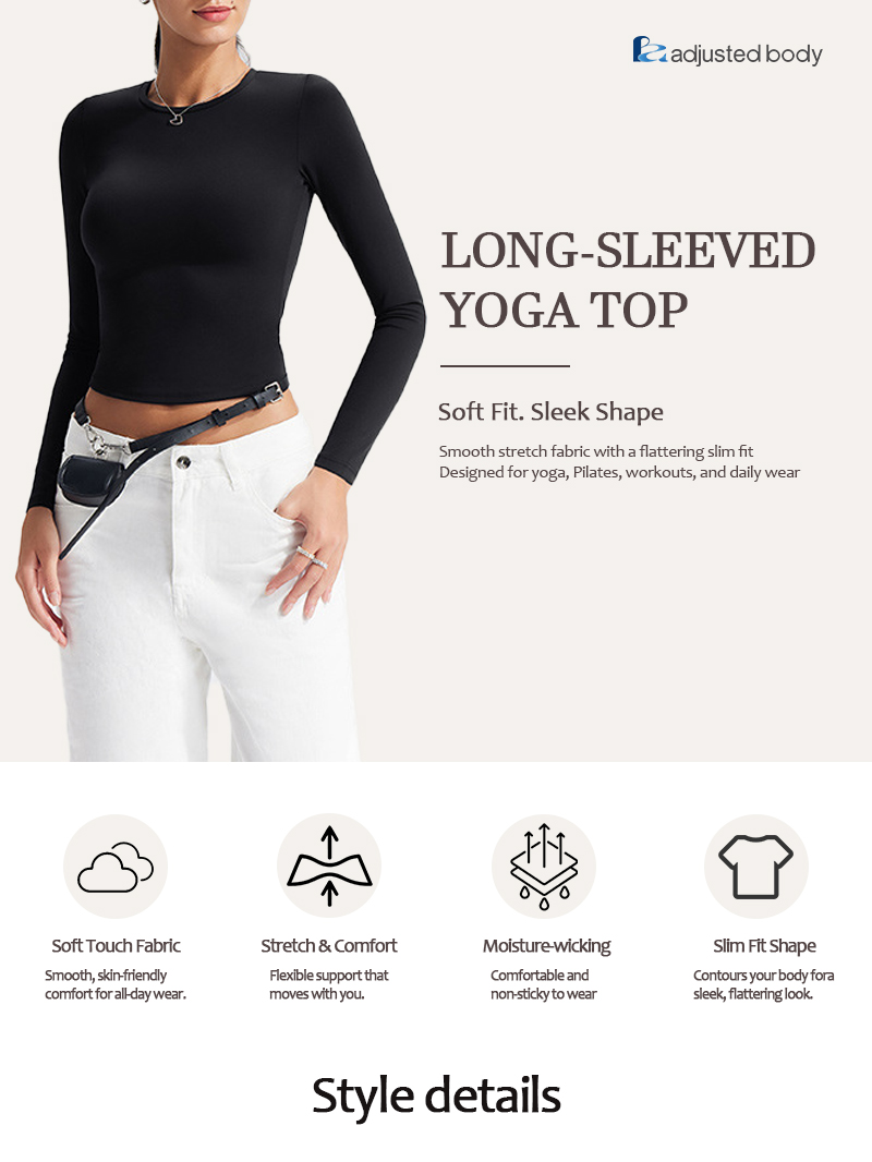 Yoga long sleeved top