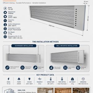 High-Temperature Regenerative Far-Infrared Heater